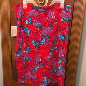 Brightly colored pencil lulaRoe skirt!!